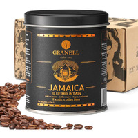 Blue Mountain Coffee From Jamaica By Caf  S Granell: Fresh Jamaican Blue Mountain Coffee Beans, Low Acid Whole Bean Coffee Medium Roast To Dark Roast Coffee, Popular Gourmet Coffee Lover Gifts 3.5Oz