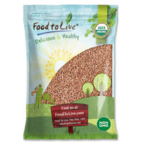 Food To Live Organic Buckwheat Kasha (Grechka, Toasted Whole Groats, Non-Gmo, Kosher, Sirtfood, Bulk) By Food To Live - 10 Pounds