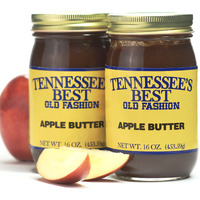 Tennessee's Best Apple Butter Two Pack |Handcrafted In Small Batches| Gluten Free | Resealable Glass Jars