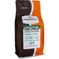 Fresh Roasted Coffee, Organic Guatemala Huehuetenango | 12 Oz | Single Origin | Medium Roast | Mold & Mycotoxin Tested, Kosher | Ground