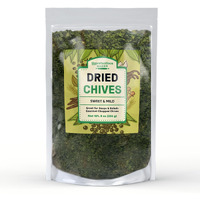 Unpretentious Dried Chives (8Oz) Thin & Delicate, Gourmet Chopped Chives, Great Topping For Soups & Salads