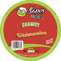 Sapo's Miches Chamoy Rim Rimming Paste Sauce Candy Dip For Drinks, Micheladas, Fruit, 8 Oz (Watermelon)