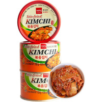 Wang Korean Canned Stir-Fried Kimchi, 5.64 Ounce, Pack Of 3