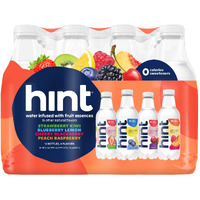 Hint Water Smashup Variety Pack, 3 Bottles Each Of: Blueberry Lemon, Cherry Blackberry, Peach Raspberry, And Strawberry Kiwi, Zero Calories, Zero Sugar, Zero Sweeteners, 16 Fl Oz (Pack Of 12)