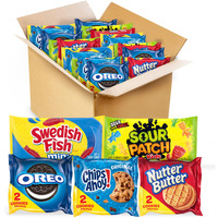 Oreo, Chips Ahoy!, Nutter Butter, Sour Patch Kids & Swedish Fish Cookies & Candy Variety Pack, 40 Snack Packs