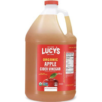 Lucy's Family Owned - Gallon Size, Organic, With The Mother, Apple Cider Vinegar, Unfiltered, Unpasteurized, Nongmo, And Raw