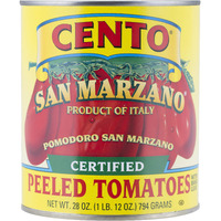 Cento Certified San Marzano Whole Peeled Plum Tomatoes, 28 Ounce, Pack Of 6