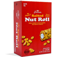 Pearson's Original Salted Nut Roll | Peanut, Caramel, Nougat Candy | 24 Full- Size Candy Bars |Bulk, Individually Wrapped