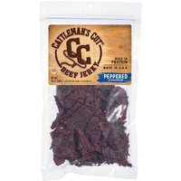 Cattleman's Cut Peppered Steakhouse Beef Jerky, 10 Ounce