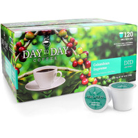 Day To Day 120-Count Colombian Supreme, Light Roast Single Serve Coffee Pods For K Cups Keurig Brewers (Colombian Supreme, 120 Count (Pack Of 1))