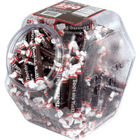 Tootsie Roll 280-Count Tub - Resealable Plastic Jar Of Individually Wrapped Treat Size Tootsie Rolls - 98 Ounce, Chocolate