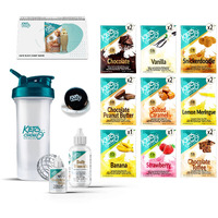 Keto Chow Premium Kit | Keto Meal Replacement Shake Powder | Nutritionally Complete | Low Carb Shakes | Delicious Easy Meal Substitute | Protein Rich Keto Food You Choose The Fat | Single Meal Samples
