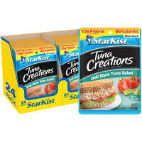 Starkist Tuna Creations Ready To Eat Meals Tuna Salad, 3 Oz Pouch (24 Pack) Deli Style Tuna Salad