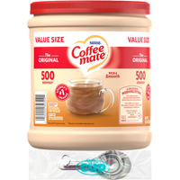 Coffee Mate Original Powder Creamer, 35.3 Oz Canister With By The Cup Stainless Steel Measuring Spoons