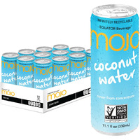 Mojo Coconut Water | Hydration Drink & Sports Drink | Electrolytes Beverage 1043 Mg | Vitamin B & C | Hydration Drink For Skin & Body | 11.1 Oz (Pack Of 12)