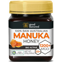 Raw Manuka Honey Mgo 1200+ - Highest-Strength Honey Manuka - Pure Manuka Honey - 250G - 8.8 Oz - Good Natured