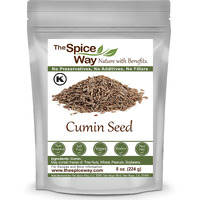 The Spice Way Cumin Seeds - Whole Cumin Seed 8 Oz Resealable Bag