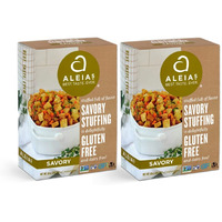 Aleia's Best. Taste. Ever. Savory Stuffing Mix - 10 Oz / 2 Pack - Authentic Taste, Classic Stuffing For Gluten Free Recipes, Certified Gluten Free, Non-Gmo, Corn Free, Soy Free, Dairy Free, Low Sodium, Kosher