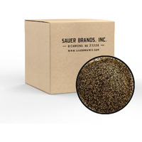 Sauer's Ground Black Pepper | Restaurant Table Grind | 25 Pound Bag In Box | Foodservice