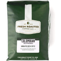 Fresh Roasted Coffee, Unroasted Colombian, Kosher, 5 Pound