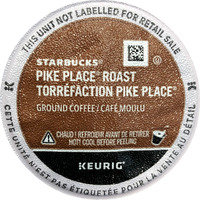 Starbucks Pike Place Coffee, Medium, Keurig K-Cups, 60 Ct - Packaging May Vary