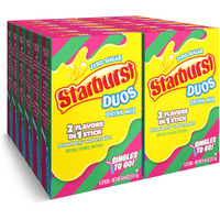 Starburst Duos Singles To Go Powdered Drink Mix, Strawberry Watermelon, 12 Boxes With 6 Packets Each - 72 Total Servings, Sugar-Free Drink Powder, Just Add Water, 6 Count (Pack Of 12)