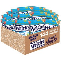 Welch's Fruit Snacks, Mixed Fruit, Gluten Free, Bulk Pack, 1.55 Oz Individual Single Serve Bags (Pack Of 144)
