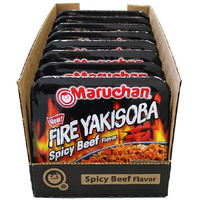 Maruchan Yakisoba Fire Spicy Beef Flavor, 3.99 Ounce (Pack Of 8)
