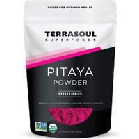 Terrasoul Superfoods Organic Freeze-Dried Pitaya Powder (Dragonfruit), 3.5 Oz - Vibrant Color | Antioxidants | Vitamin C