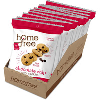 Homefree Mini Chocolate Chip Cookies, Gluten Free, Nut Free, Vegan, Individually Wrapped Packs, School Safe And Allergy Friendly Snack, 1.1 Oz. (Pack Of 10)