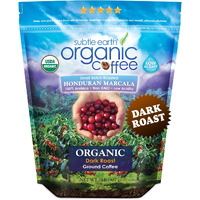 Subtle Earth Organic Coffee - Dark Roast - Whole Bean Coffee - 100% Arabica Beans - Low Acidity And Non-Gmo - 2Lb Bag