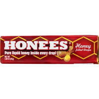 Honees All Natural Honey Filled Drops,1.5 Ounce 9 Count (Pack Of 6)