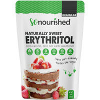 Erythritol Sweetener Granular - Keto Sugar Substitute - 0 Calorie, 0 Net Carb, Non-Gmo (1 Lb / 16 Oz)