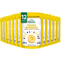 Natierra Organic Freeze-Dried Bananas | Usda Certified Organic, Vegan & Non-Gmo | 2.5 Ounce (Pack Of 12)