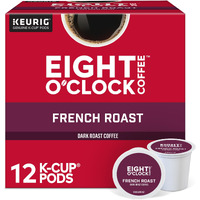 Eight O'Clock Coffee French Roast, Single-Serve Coffee K-Cup Pods, Dark Roast, 72 Count