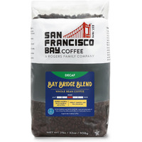 San Francisco Bay Whole Bean Coffee - Decaf Bay Bridge Blend (2Lb Bag), Medium Roast, Swiss Water Processed