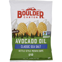 Boulder Canyon Avocado Oil Sea Salt Chip Kettle, 10 Oz (Pack Of 12)