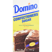 Domino Confectioners 10-X Powdered Sugar, 1 Pound Box (Pack Of 2)