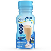 Glucerna Nutritional Shake, Diabetic Drink To Support Blood Sugar Management, 10G Protein, 180 Calories, Homemade Vanilla, 8-Fl-Oz Bottle, 6 Count