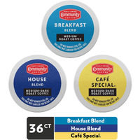 Community Coffee Medium Roast Lover Variety Pack 36 Count Coffee Pods, Compatible With Keurig 2.0 K-Cup Brewers, 12 Count (Pack Of 3)
