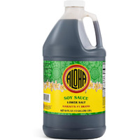 Aloha Shoyu - Lower Salt Soy Sauce With 25% Less Sodium - Versatile And Balanced Shoyu Sauce - Made In Hawaii - 1/2 Gallon