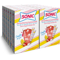 Sonic Singles To Go Powdered Drink Mix, Strawberry Lemonade, 6 Sticks Per Box, 12 Boxes (72 Sticks Total)