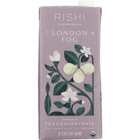Rishi Tea London Fog Concentrate Beverage - Usda Certified Organic, Black Tea And Bergamot, Energy-Boosting - 32 Fl Oz Carton, 8 Servings