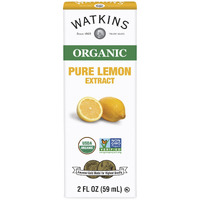 Watkins Organic Pure Lemon Extract, 2 Oz., 12Count