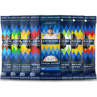 Chinook Seedery Roasted Jumbo Sunflower Seeds - 8 Flavor Sampler Pack - 1.5 Ounce (Pack Of 8) Flavored Seeds Keto Snacks - Best For Snack Packs - Gluten Free, Non Gmo Snack Food Gifts