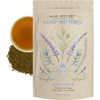 Harney & Sons Hemp Moringa | Deep Sleep Wellness Blend With Hemp, Moringa, Holy Basil & Herbs, 10 Oz Bag