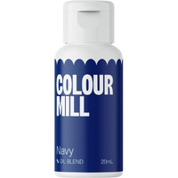 Colour Mill Oil-Based Food Coloring, 20 Milliliters Navy