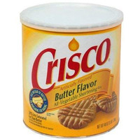 Crisco, All Vegetable Shortening, Butter, 48Oz Container (Pack Of 2)