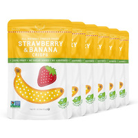 Nature's Turn Freeze-Dried Fruit Snacks, Strawberry Banana Crisps, Pack Of 6 (0.53 Oz Each)