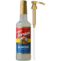 Torani Coffee Syrup, Almond Orgeat Flavored Syrup For Drinks, Pump Included, 25.4 Fl Oz